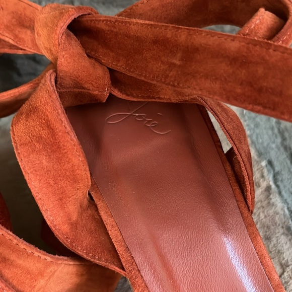 Joie Mamie Burnt Ochre Suede Sandal / SZ 39 or 9 - Picture 7 of 11